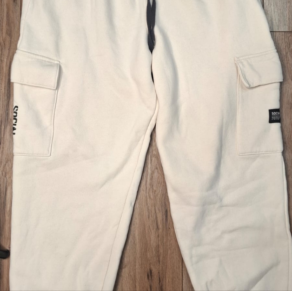 Cream Cargo Pants Social Tourist